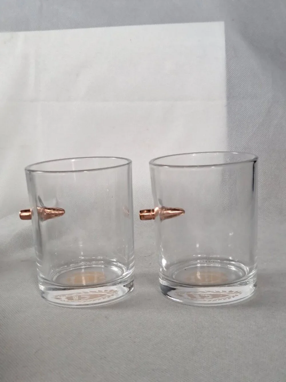 Whiskey Glass Kollea Bullet Whiskey Glass .308 Bullet Glass Set of Two